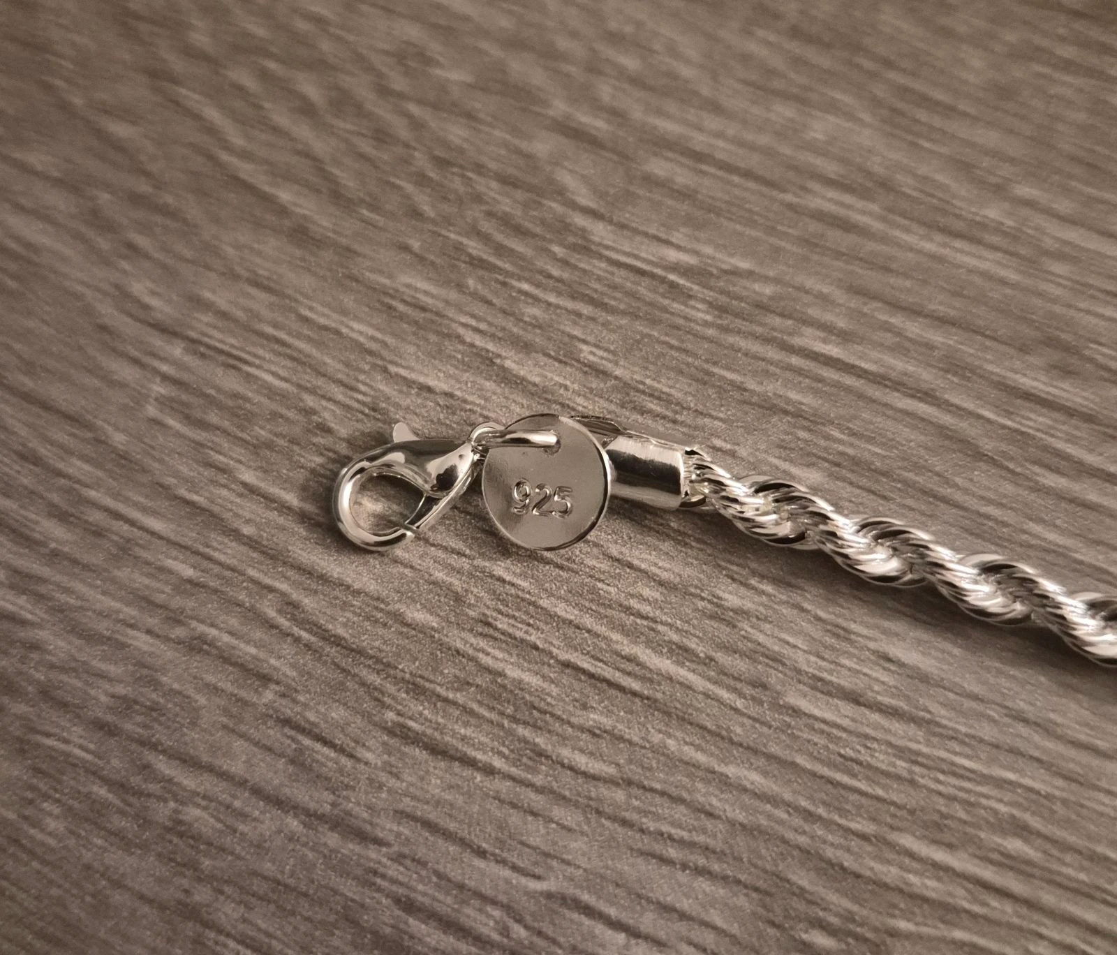925 silver bracelet new 20 cm – photo 2